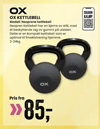 Sport Outlet Ox kettlebell tilbud