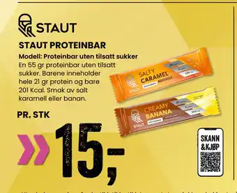 Sport Outlet Staut proteinbar tilbud
