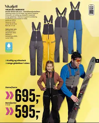 Sport Outlet Vikafjell skibukse tilbud