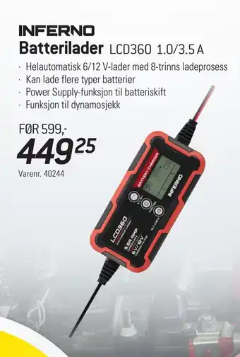 Thansen Batterilader tilbud