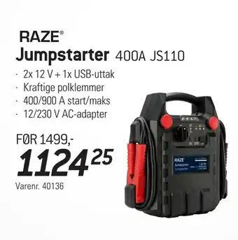 Thansen Jumpstarter tilbud