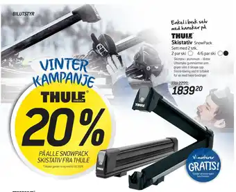 Thansen Skistativ tilbud