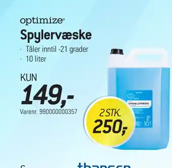 Thansen Spylervæske tilbud