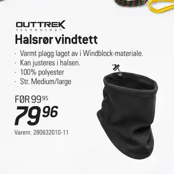 Thansen Halsrør vindtett tilbud