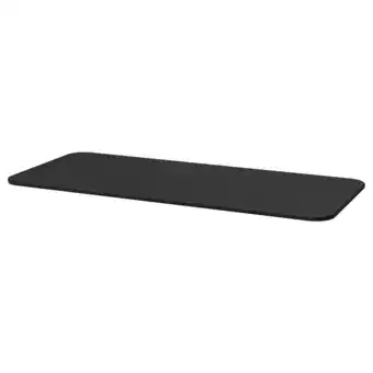 IKEA Bekant bordplate, svartbeiset askefiner, 140x60 cm tilbud