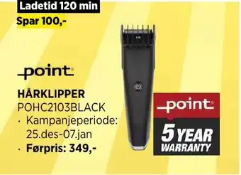 POWER point HÅRKLIPPER tilbud