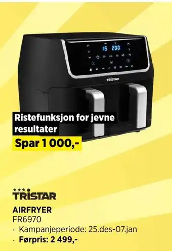 POWER TRISTAR AIRFRYER tilbud