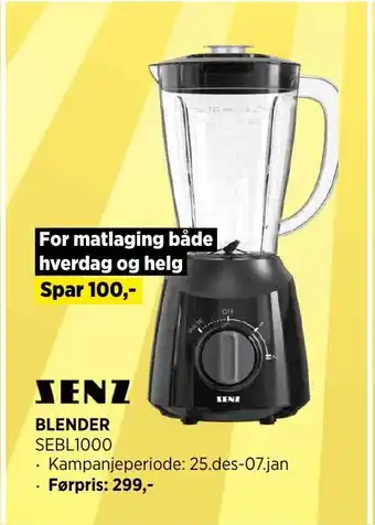 POWER SENZ BLENDER tilbud