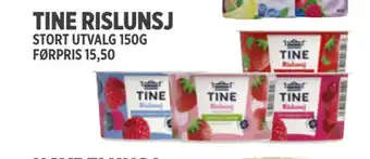 Jacobs Tine rislunsj tilbud