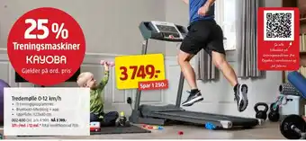 Jula Tredemølle 0-12 km/h tilbud