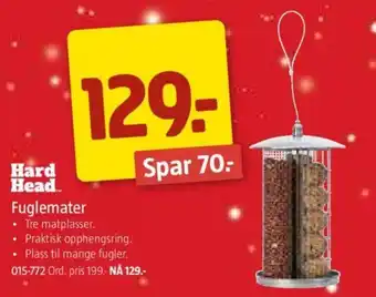Jula Hard Head Fuglemater tilbud