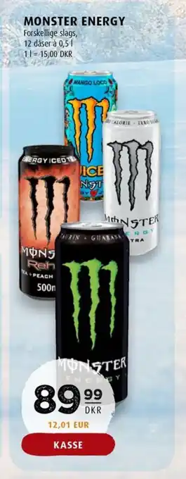 Gausdal Landhandleri MONSTER ENERGY tilbud