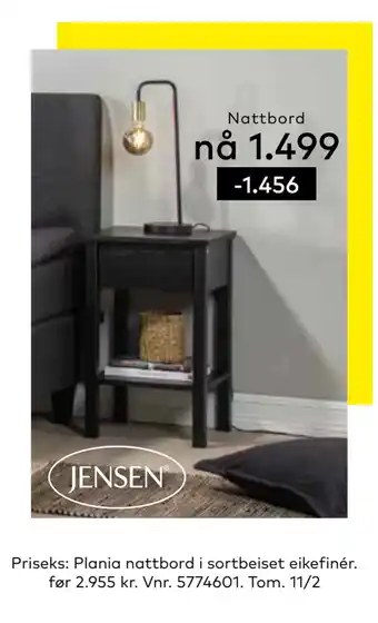 Skeidar Nattbord tilbud