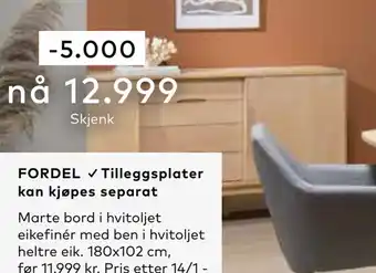 Skeidar Marte skjenk tilbud