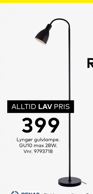 Skeidar Lyngør gulvlampe tilbud