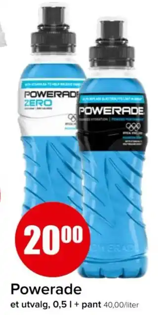 Spar Powerade tilbud