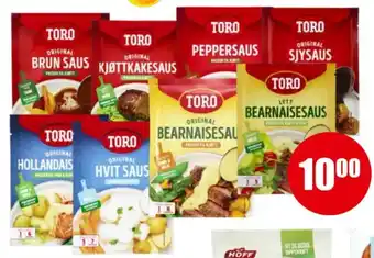 Spar TORO sauser tilbud