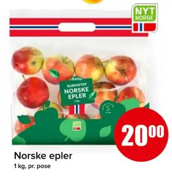 Spar Norske epler tilbud