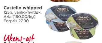Meny Castello whipped tilbud