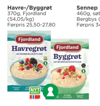 Meny Havre-/byggrøt tilbud