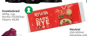 Meny Knekkebrød tilbud