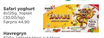 Meny Safari yoghurt tilbud