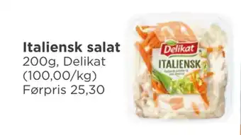 Meny Italiensk salat tilbud