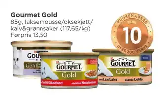 Meny Gourmet gold tilbud