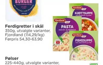 Meny Ferdigretter i skål tilbud