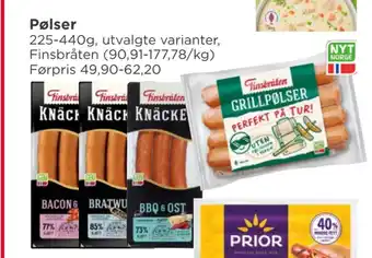 Meny Pølser tilbud