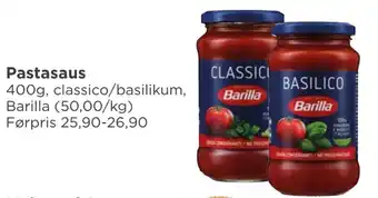 Meny Pastasaus tilbud