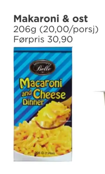 Meny Makaroni & ost tilbud