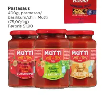 Meny Pastasaus tilbud