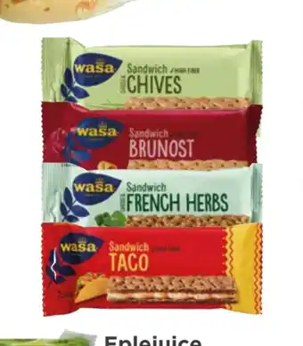 Meny Wasa sandwich tilbud