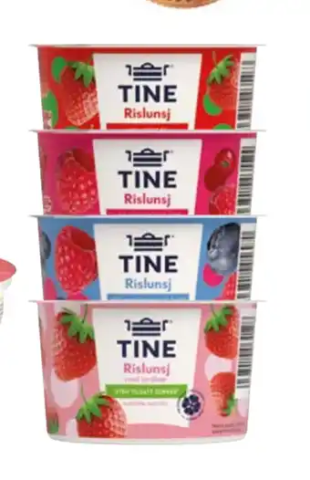 Meny Tine rislunsj tilbud