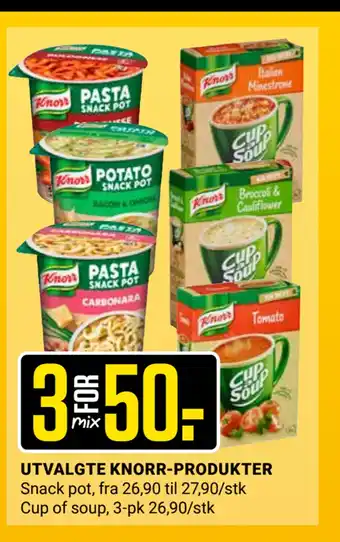 Europris Utvalgte knorr-produkter tilbud