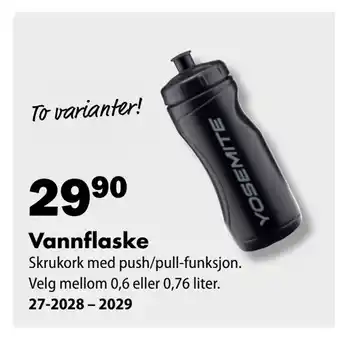 Biltema Vannflaske tilbud