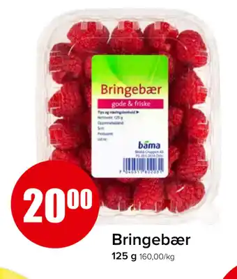 Spar Bringebær tilbud