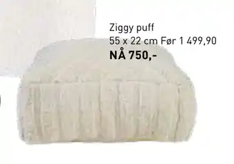 Kid Interiør Ziggy puff tilbud