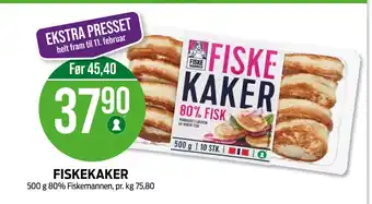 Kiwi Fiskekaker tilbud