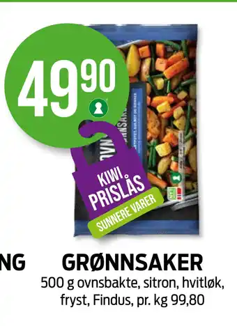 Kiwi Grønnsaker tilbud