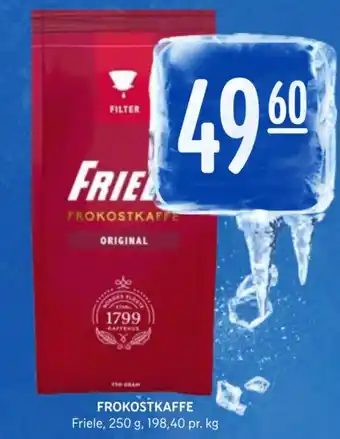 Rema 1000 FROKOSTKAFFE Friele, 250 g, 198,40 pr. kg tilbud
