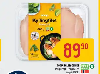 Coop Prix COOP KYLLINGFILET tilbud