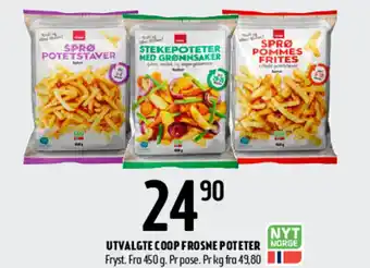 Coop Prix UTVALGTE COOP FROSNE POTETER tilbud