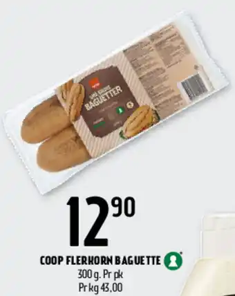 Coop Prix COOP FLERHORN BAGUETTE tilbud