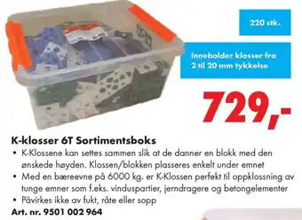 Würth K-klosser 6T Sortimentsboks tilbud
