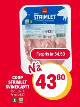 Coop Extra COOP STRIMLET SVINEKJØTT tilbud