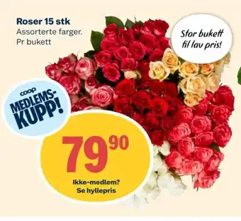 Coop Extra Roser 15 stk tilbud