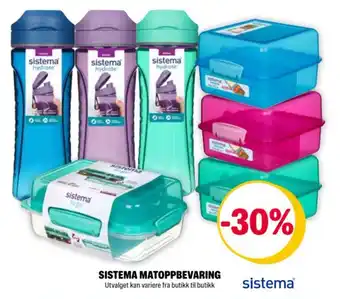 Coop Extra SISTEMA MATOPPBEVARING tilbud