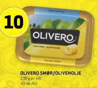 Bunnpris OLIVERO SMØR/OLIVENOLJE tilbud